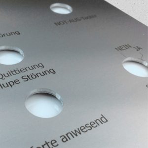 Aluminium Frontplatten